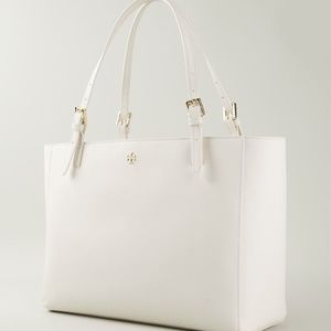 Tory Burch Large York Tote Winter White